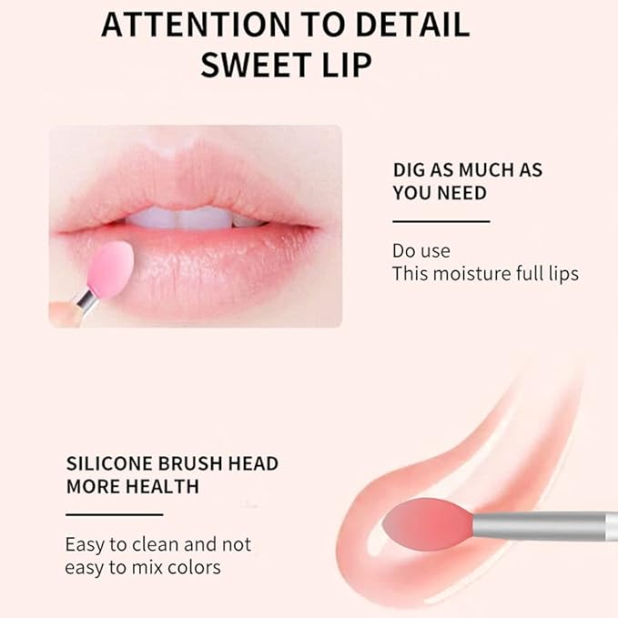 Moisturizing Lip Mask, Hydrating & Prevention Dry and Cracked Lip Scrubs Exfoliator, Lip Exfoliating Sleeping Lip Mask Long Lasting Nourishing Lip Balm