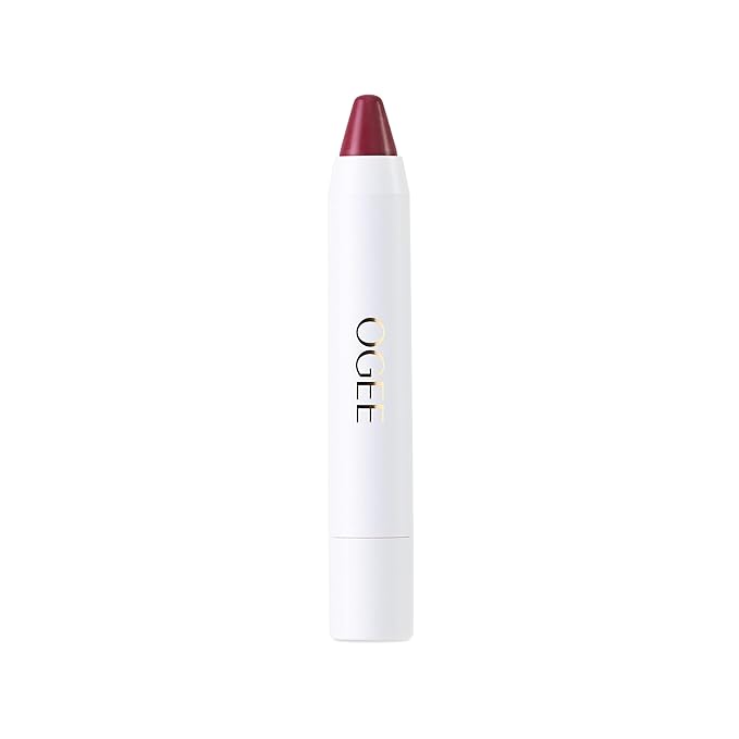 Ogee Tinted Sculpted Lip Oil - Lip Stain Made with 100% Organic Coconut Oil, Jojoba Oil, and Vitamin E - Best as Lip Balm, Lip Color or Lip Treatment - BEGONIA