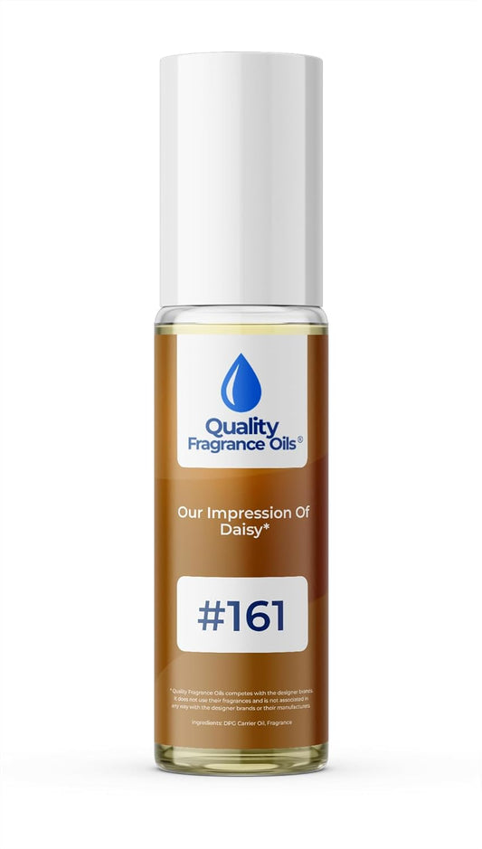 Quality Fragrance Oils' Daisy Impression #161 | Long-Lasting Perfume Oil, Alcohol-Free, Strong Scent, 10ml Roll-On | Affordable Alternative to Designer Fragrances