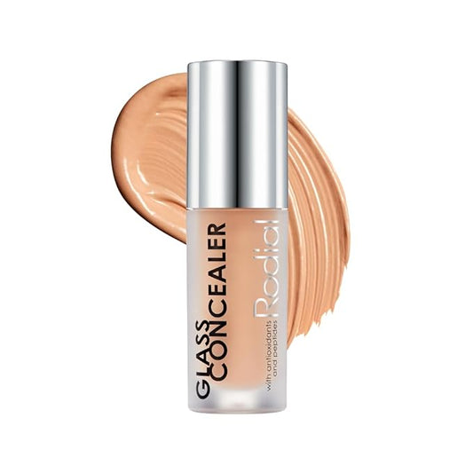 Rodial Glass Concealer Shade 1 - Luminous, Full-Coverage Cream with Peptides and Antioxidants for Flawless Skin, 0.1 fl. oz.