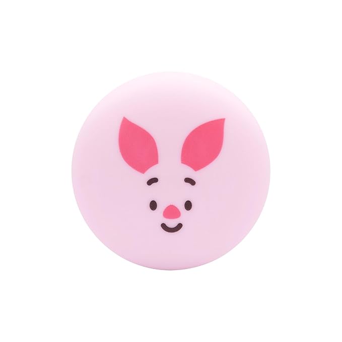 The Crème Shop x Disney Macaron Lip Balm Winnie The Pooh Lemon Honeycomb Crème Korean Scented Pocket Portable Vitamin E Shea Butter (Piglet (Rosy Watermelon))