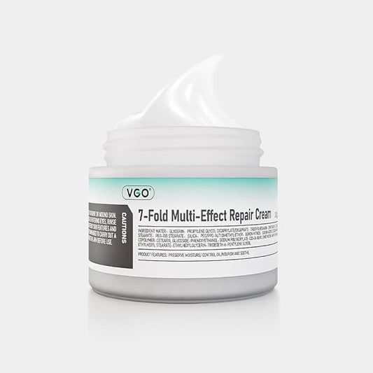 VGO Moisturizer Face Cream, 7-Fold Multi-Effect Repair Facial Cream, Daily Repair Moisturizer for Body and Face - Perfect for Every Skin Type 100ml / 3.53oz