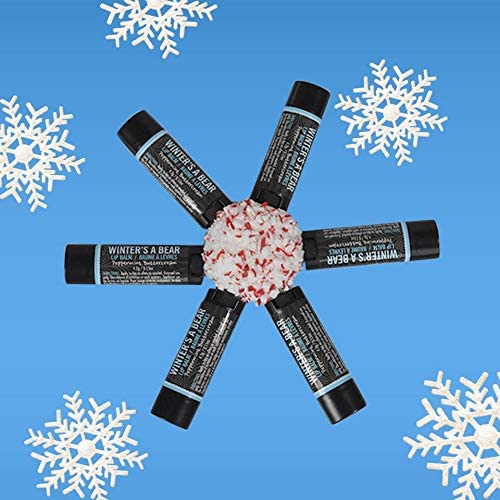 Walton Wood Farm Lip Balm Trio (Winter's A Bear) Crème Caramel and Natural Vanilla Flavor 100% All-Natural, Vegetarian Friendly, and Paraben-Free