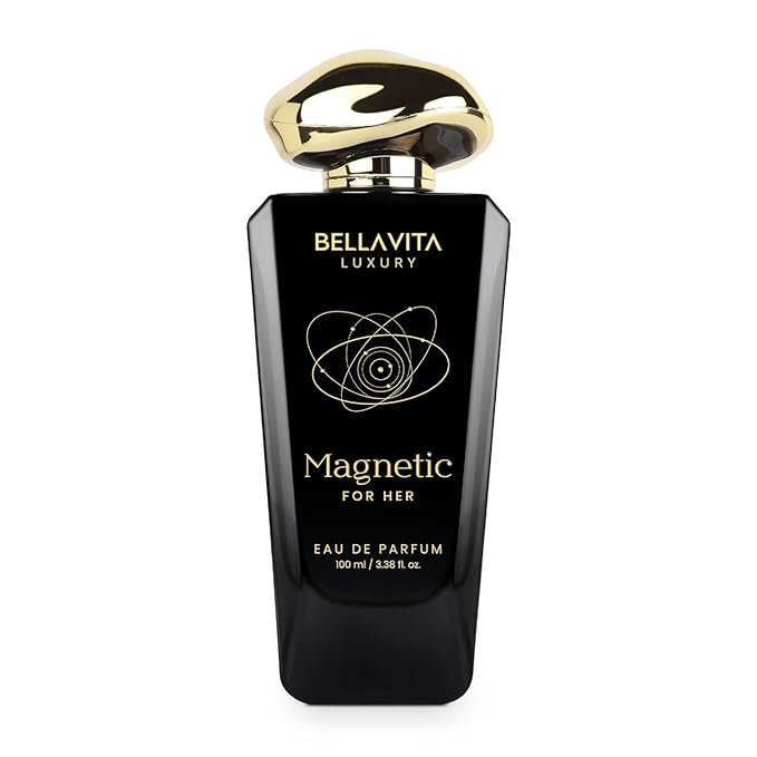 BELLAVITA Luxury Mood Collection MAGNETIC Perfume for Women 100ml | Pheromone Inspired Technology Long Lasting Fragrance | Notes of Rose, Jasmine and Cherry | Gourmet, Spicy Premium Fragrance