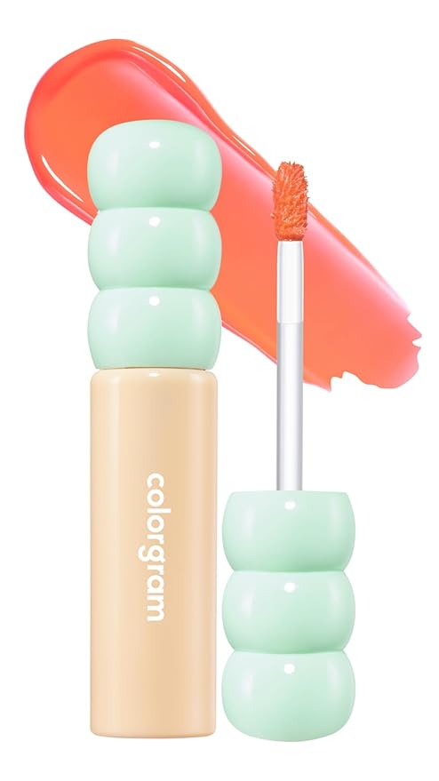 COLORGRAM FRUITY GLASS TINT 10 BLOSSOM PINK | | Lightweight Non-Sticky Lip Tint | Korean Beauty Lip Gloss for Daily Wear