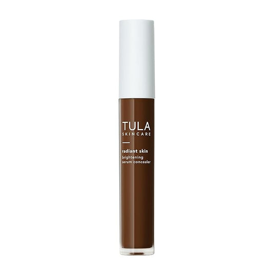 TULA Skin Care Radiant Skin Brightening Serum Concealer - Conceals Dark Circles & Discoloration, Longwearing & Crease-Resistant, Brightens the Appearance of Skin Over Time, Shade 190, 0.18 fl oz.