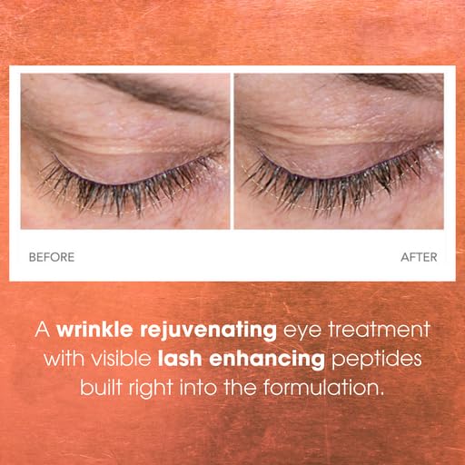 Consult Beaute Copperum 29 Rejuvenating Eye Treatment 0.5 oz. - Copper Peptides - Improve Appearance of Lines and Wrinkles - Hydrates Skin - Eye Lash Enhancing Serum