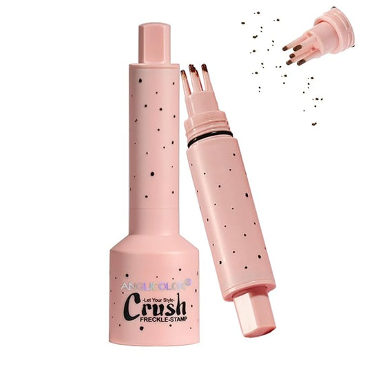 Faux Freckle Stamp, Freckle Pen Waterproof – Faux Freckles Maker for Natural Sun-Kissed Look, Quick-Dry & Long-Lasting, Easy One-Press Application, Cute & Trendy Gift for Women & Girls - 01 Light