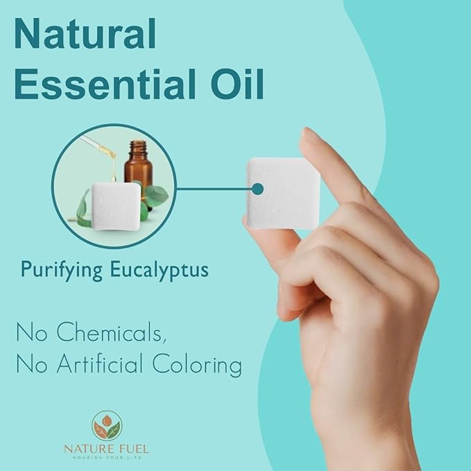 Eucalyptus Shower Steamers - 7 Pack Shower Tablets Aromatherapy for Sinus and Tension Support - Gifts for Women & Men - Eucalyptus for Shower, Shower Accessories & at Home Spa Essentials