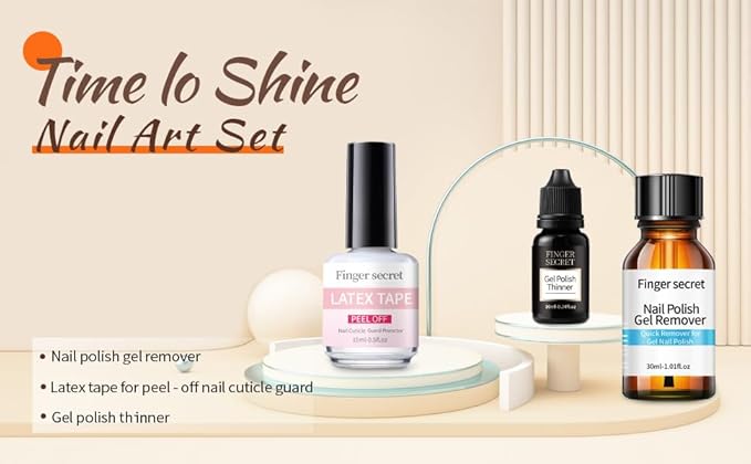 Gel Nail Polish Remover (1pcs, Gel Nail Polish Remover Set)