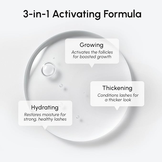 MAREE Eyelash Serum To Grow Lashes & Brows - Eye Lash Serum for Eyelash Growth Without Prostaglandin - Rapid Enhancing Lash Growth Eyebrow Boost Oil - Sérum De Pestañas Suero Para Pestañas Crecimiento