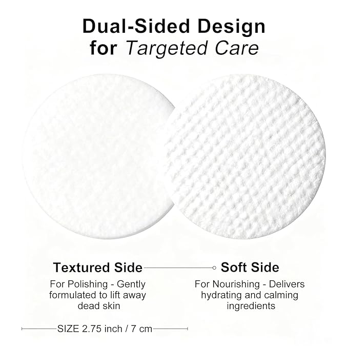 Exfoliating Toner Pads 88 Count - 1% Salicylic Acid (BHA) + Sodium Hyaluronate - Gentle Daily Pads for Acne & Blackheads, Pore Refining, for Sensitive & Oily Skin