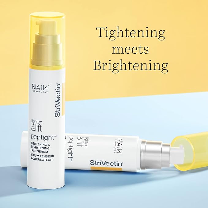 StriVectin Tighten & Lift Peptight Tightening & Brightening Face Serum with Peptides for Even Skin Tone, 1.7 Fl Oz