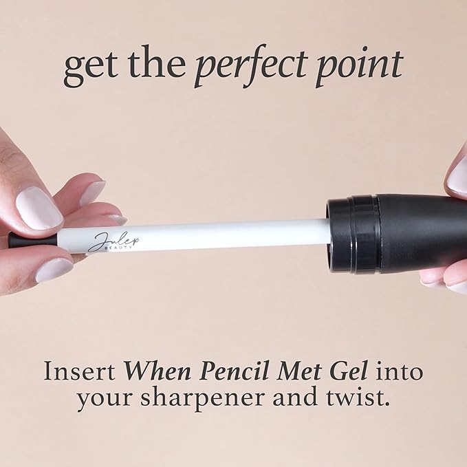 Julep When Pencil Met Gel Sharpenable Multi-Use Longwear Eyeliner Pencil - Ocean Blue & Blackest Black - Transfer-Proof - High Performance Liner Duo.