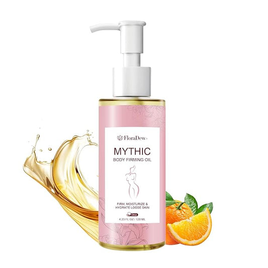 Mythic Body Oils for Women Skin Tightening Body Firming Oil Scented for Dry Skin After Shower - Hydrating Skin Care For Full Body With Natural Ingredients 4.23 FL OZ (Citrus)