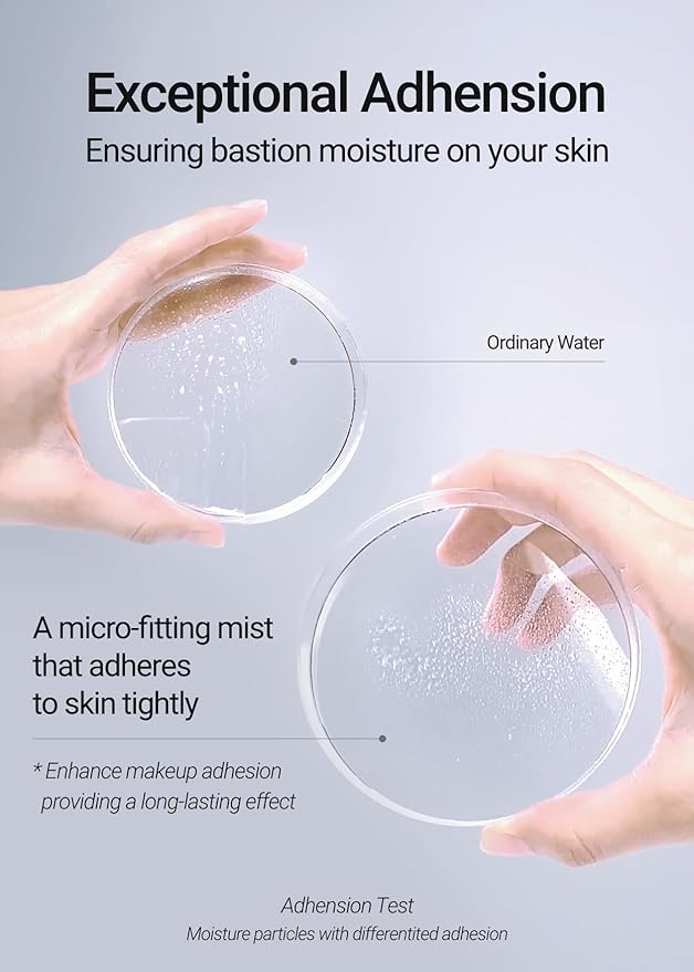 JUNG SAEM MOOL Essential Mool Micro Fitting Face Mist 1.86 Fl Oz, Ultra-Fine Hydrating Makeup Setting Spray with Thermal Spring Water, Long-Lasting Fixing Power Dewy Glow Primer, Korean Face Mist