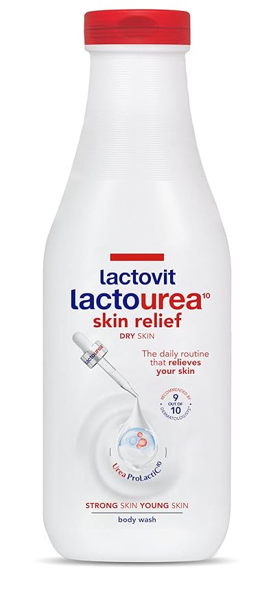 Lactovit | Lactourea Body Wash | Hydrating Shower Gel for Dry Skin | With Urea ProLactiC10 Complex, Lactic Acid & Pure Urea | Soft & Youthful Skin | Dermatologist Recommended | 600 ml