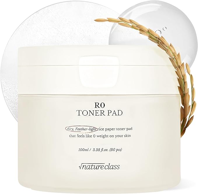 R0 Rice Toner Pads |Seamless Cellulose Gel | Zero Irritation Hydration | Rice-Peptide Complex for Soothing,Nourishing | Vegan & Biodegradable | Korean Skincare | 80 Pads