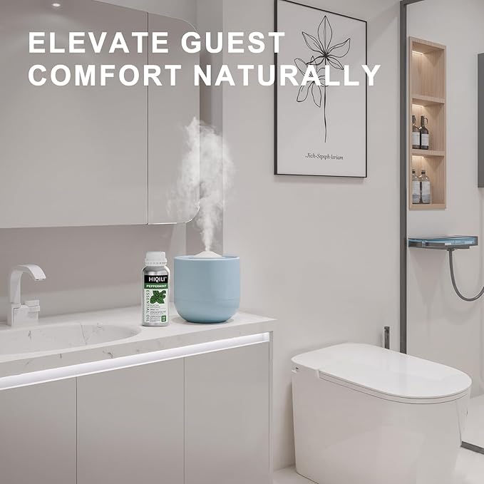 HIQILI Peppermint Essential Oil 16 oz 100% Pure Natural Aromatic Oil for Freshening Air, Hair Care, DIY Soap, SPA & Home Use