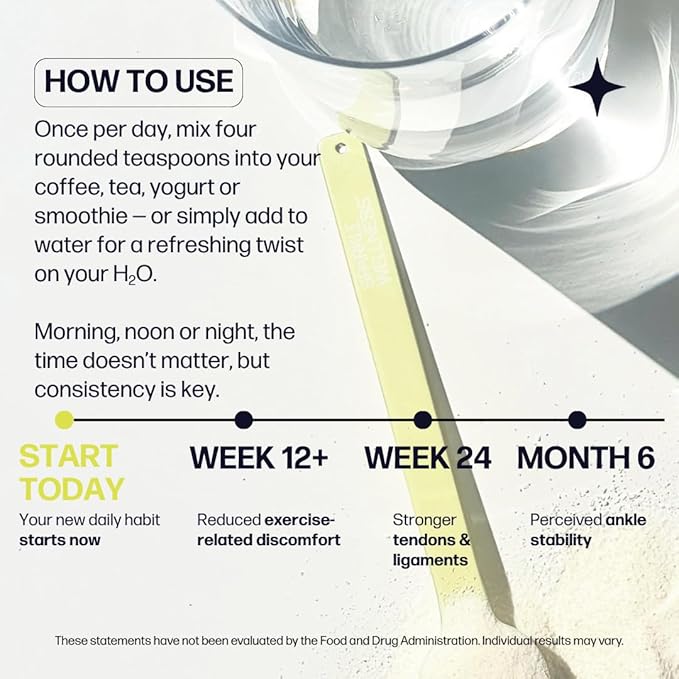 Sparkle Wellness FORTIGEL & TENDOFORTE Collagen Peptides | Collagen with Calcium Ascorbate Vitamin C to Support Joint Mobility, Tendon & Ligament Health | Joint Boost (Acai Lemonade) [30-Serves]