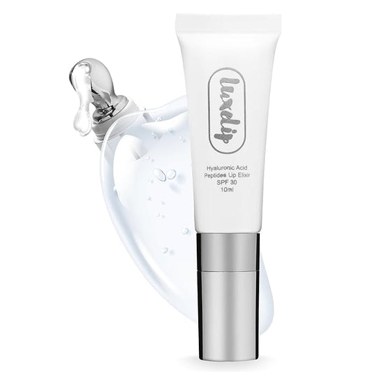 Tinted Lip Balm Elixir – Hydrating Vegan Lip Care with Sheer Color & Moisturizing Glow – Non-Sticky Nourishing Lip Treatment for Soft, Smooth Lips (Naturally Clear 10ml)
