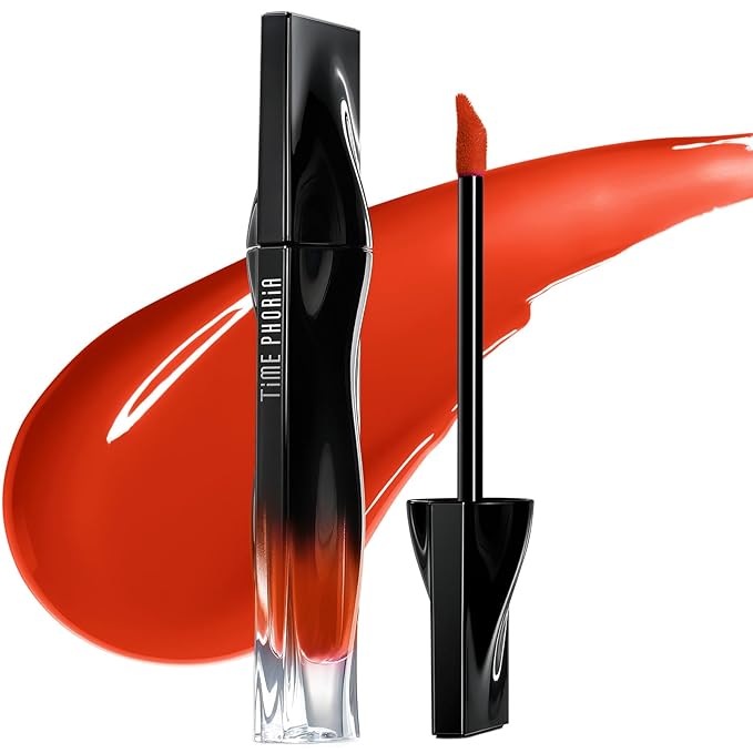 STELLAR DUST LIP STAIN-Long Lasting, Waterproof and Transferproof Lip Tint, Glossy Finish Lip Gloss, Lightweight Lipstick, High Coverage, Stocking Stuffers For Teen Girls (18 TERRA)