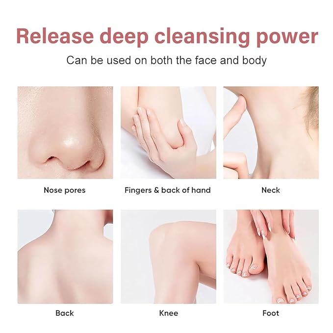 Exfoliating Gel, Exfoliate Glow Purifying Exfoliating Gel for Dark Spot Remover Facial Exfoliator Cleanser, Deep Cleansing Facial Cleanser Scrub for All Skin Types (2pcs)
