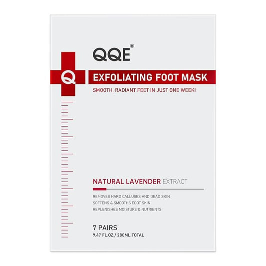 7 Pack Foot Peeling Mask, Hydrating Exfoliating Foot Mask for Dry Cracked Feet, Callus Remover & Cracked Heel Repair & Foot Care