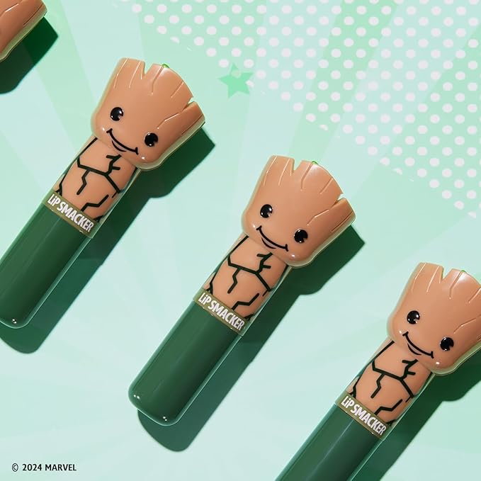 Lip Smacker Marvel Guardians of the Galaxy Lippy Pals, Clear & Glossy, Fun & Giftable, Cruelty Free – Groot Beer