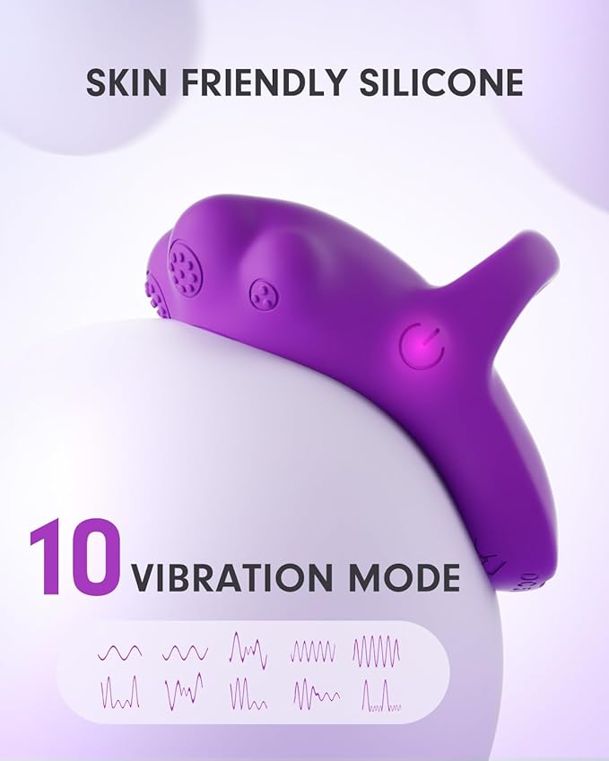 Portable Mini Facial Massage Ball, Waterproof Rechargeable Powerful Multifunctional Eye Face Finger and Neck Massager, Violet