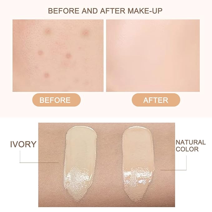 Skin Tone Adjusting CC Cream SPF 50, 2022 New Cosmetics CC Cream, Colour Correcting Self Adjusting for Mature Skin (Natural Color)