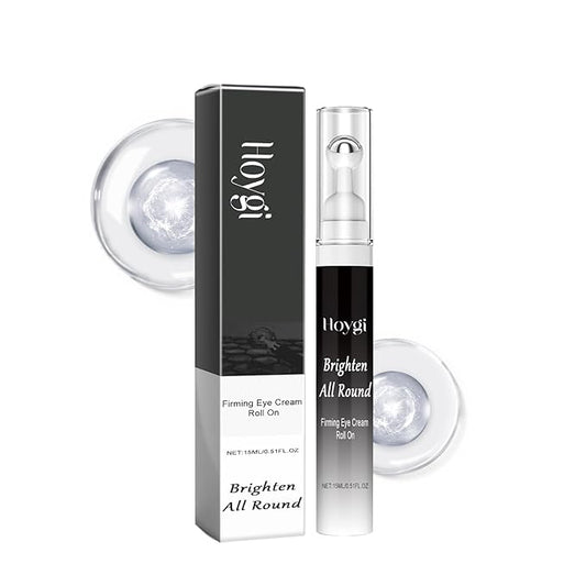 Caffeine Eye Cream Eye Serum, Under Eye Roller Cream for Dark Circles and Puffiness, 0.51 Fl Oz