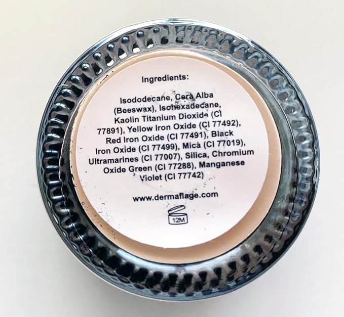 Waterproof Concealer Cream, Full Coverage Waterproof Makeup, Color Match Promise by Dermaflage, 6g