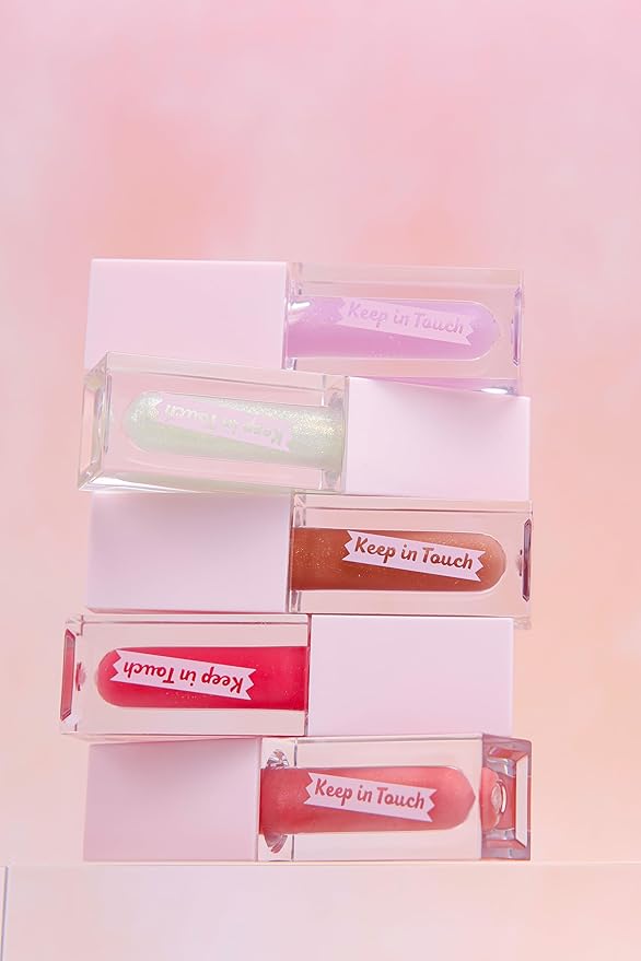 Keep In Touch Jelly Plumper Tint: Tea & Twinkle | Non-Sticky, Long-Lasting Lip Gloss | Vegan and Cruelty-Free Korean Lip Tint (Shining Gold)