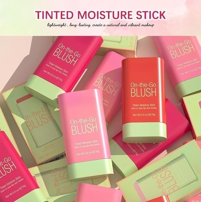 Blush Rare Beauty Liquid Blush Cream Blush Stick For Cheeks Natural Blendable Powder Blusher Stick On The Go Blush Brushes For Makeup Cheeks,Natural Waterproof, Long Lasting (red)