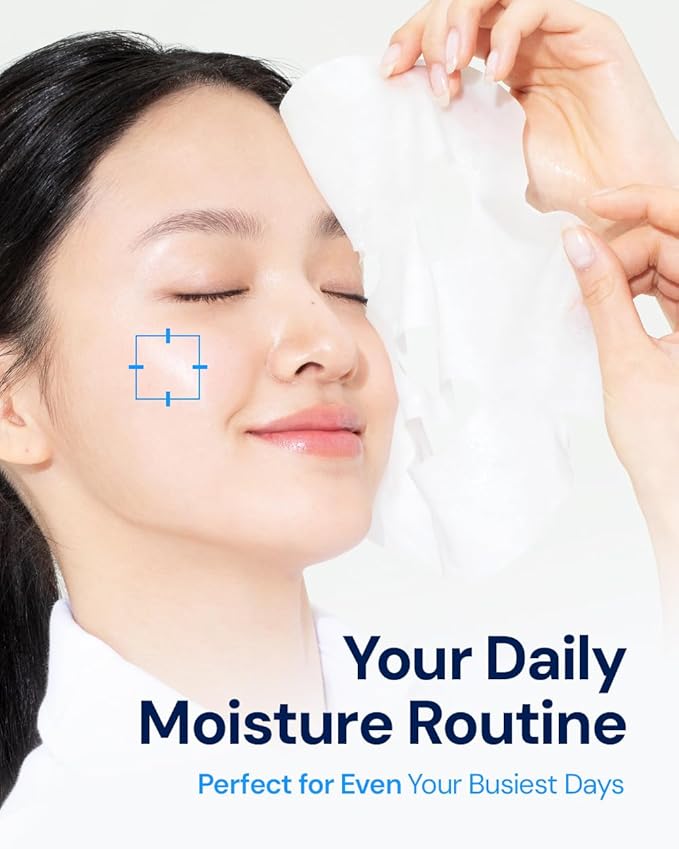 Vita Genic Jelly Face Hydrating Mask 10EA – Firming Sheet Mask for Sensitive Skin, Korean Glass Skin Care with Mineral Water, Vitamin C & Niacinamide, Fragrance-Free