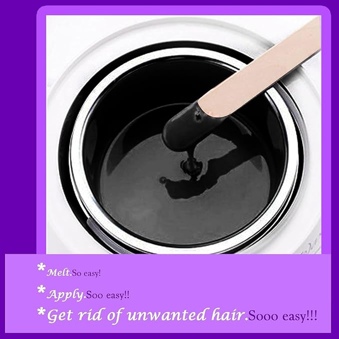 Wax Beads, 3.3lb Hard Wax Beads Bulk for Hair Removal, Face Brazilian for Bikini, Leg, Underarm, Wax Beans At Home Waxing Kit (Black)