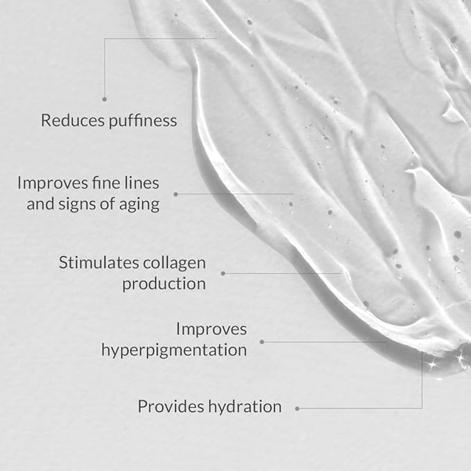 VILLAGE11FACTORY Hydro Boost Caffeine Eye Serum (0.33 fl.oz./10ml) With 10% Caffeine Solution Niacinamide & Hexapeptide-8 Depuff Elasticity Dark Circle Treatment