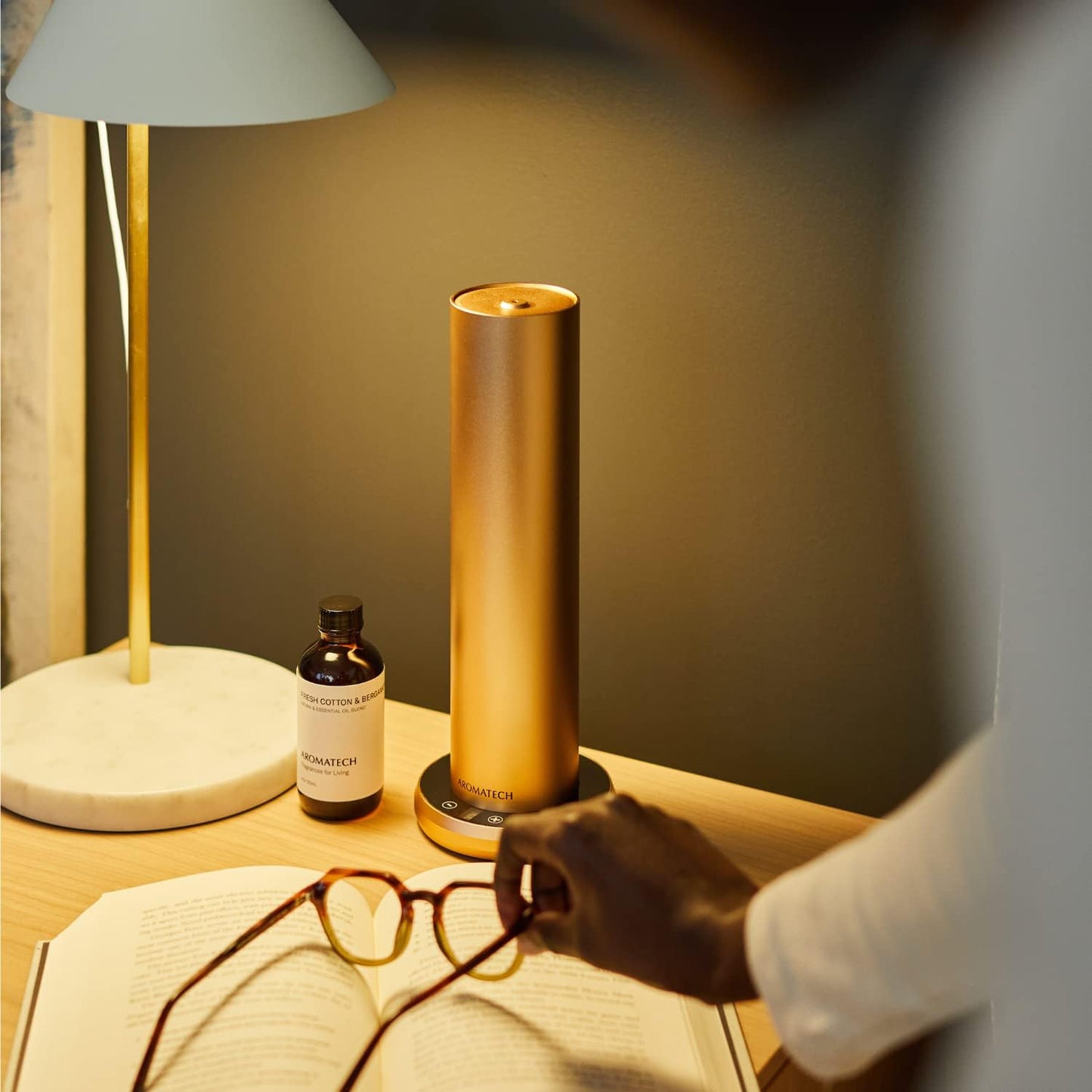 AromaTech Fresh Cotton & Bergamot for Aroma Oil Scent Diffusers - 500 Milliliter