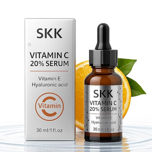Vitamin C Serum for Face with Hyaluronic Acid & Vitamin E - Facial Serum Anti-Aging for Fine Lines & Hydration, Natural Skincare Gift for Women & Men (30ml/1oz (pack of 1))