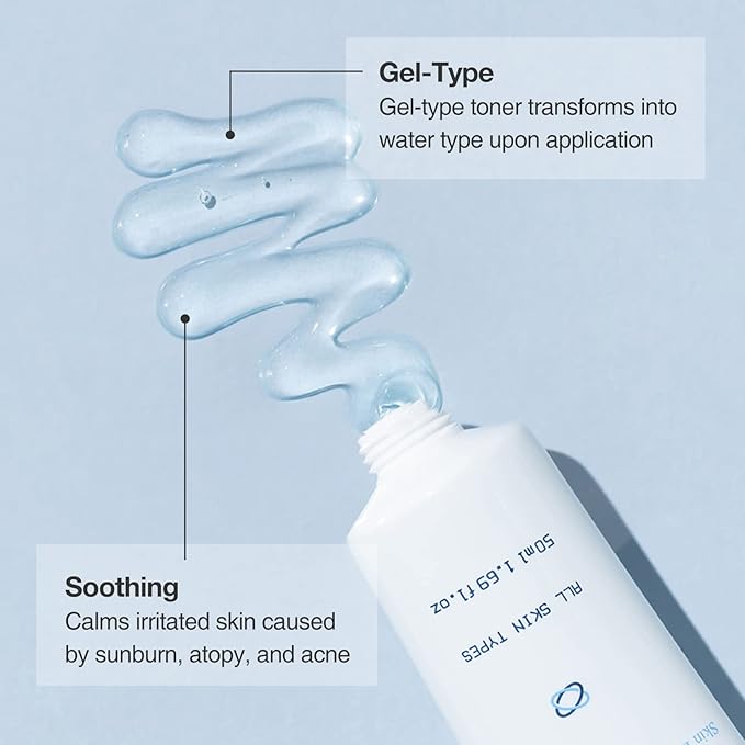 Toning Gel – Premium Hydrating Gel Toner with Centella & Licorice Root Extracts, Adenosine Anti-Wrinkle, Soothing Care for Dry & Sensitive Post-Treatment Skin. 6.67 fl.oz (200ml)