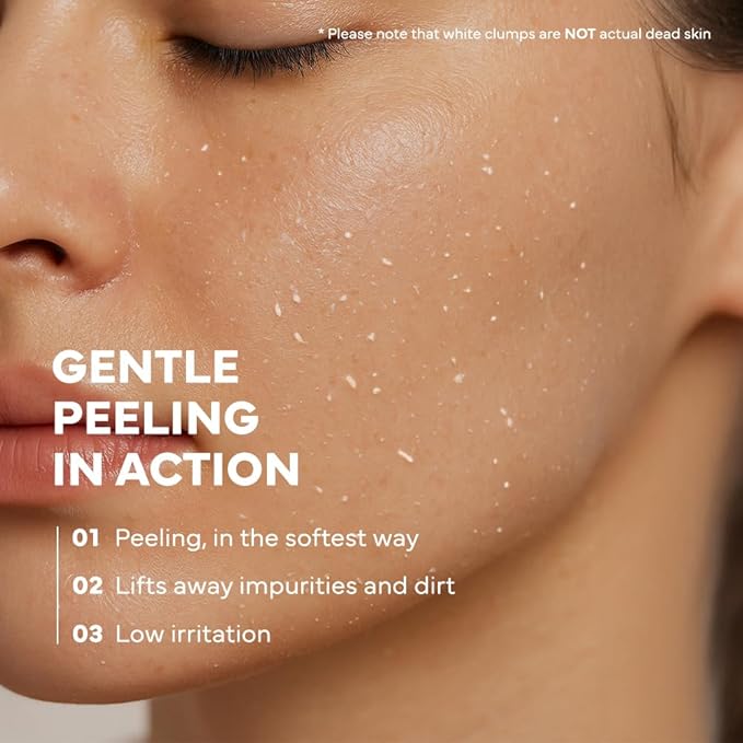 SAM’U PH Sensitive Cloud Peeling Gel – Gentle Exfoliating Gel for Face with Pineapple Enzymes & Hyaluronic Acid – Hydrating Facial Peel & Face Scrub for Sensitive Skin, 120ml, 3.38 fl.oz