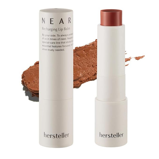 hersteller Nearby Recharging Toasy Makeup Lip Balm Vegan Butter Complex Intensive Moisturizing Treatment for Dry Lips and Cheek Natural Healthy Colors Nutty