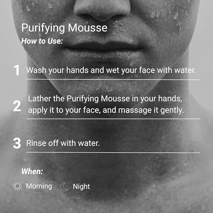 THAROS Men’s Face Wash & Daily Facial Cleanser, Prevents Breakouts, Natural Anti-Aging Face Wash for Men, 6.4 fl.oz, Vegan, For Oily & Acne-Prone Skin