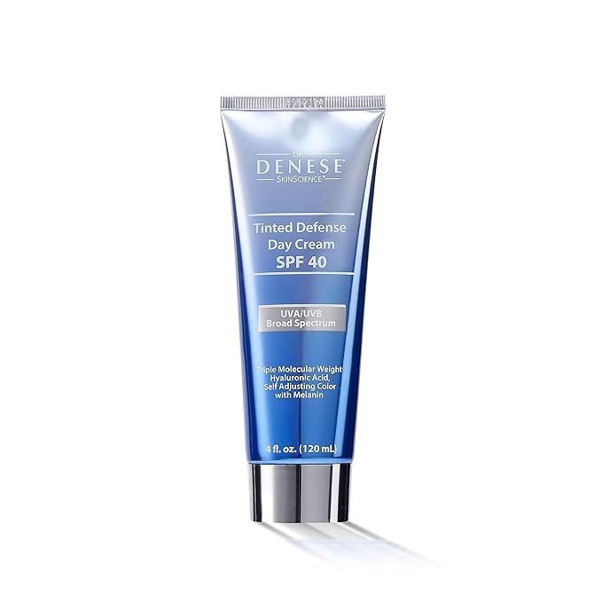 Dr. Denese SPF 40 Defense Day Cream, Anti-Aging BB (Beauty Balm) cream, CC (Color Correcting) cream, Universal Shade for ALL Skin Types- 4oz
