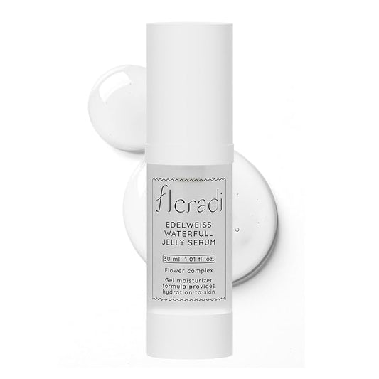 Edelweiss Essence: 30% Flower Extract Jelly Serum - Non-Sticky Hydration, Crafted by Renowned Korean Skincare Experts