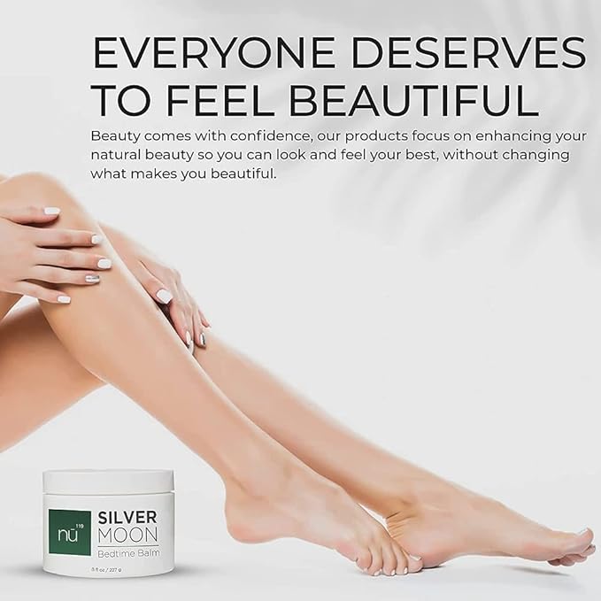 How to Heal Cracked Feet Overnight Silver Moon Bedtime Balm | Natural Cream Moisturizer Treatment for Dry Skin on Heels & Hands for Men & Women | Fix & Repair Foot Skin & Soften Calluses