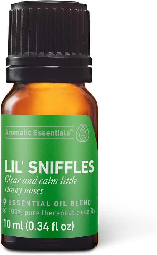 Aromatics International Lil Sniffles Essential Oil Blend, 10ml | Kid-Friendly Aromatherapy Oil for Comfort