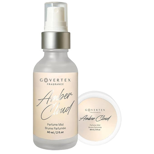 Amber Cloud Hair & Body Perfume Mist - Citrus, Jasmine, Lilac & Creamy Amber Perfume | 60ml | Signature Women Fragrance - Long Lasting Hair and Body Mist