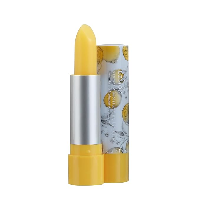 Aromatic Moisturizing Lip Balm-Jasmine, Rose, Lemon | Hydrating, Colorless & Lightly Scented lip moisturizer with Vitamin E (Pack of 3 Scents-0.12oz EA.)